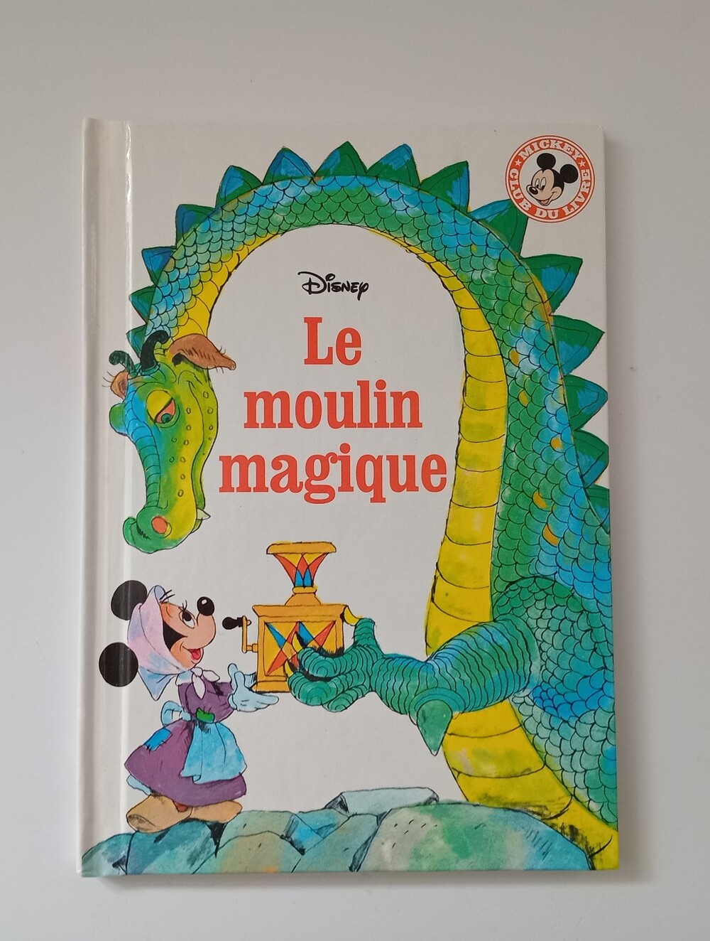 Vintage Disney Le moulin magique Minnie Mouse French Grolier 1998 Hardcover